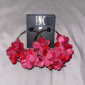 INC FLOWER HOOPS